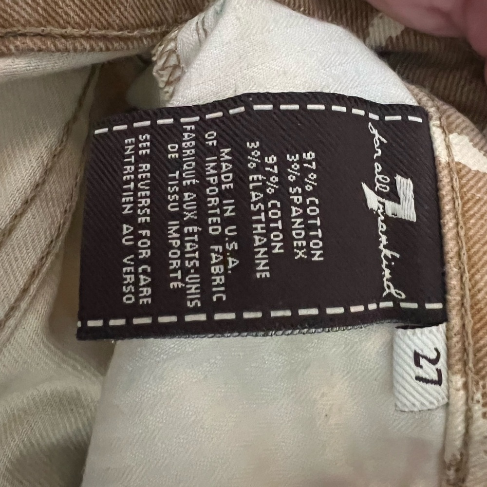 7 for all mankind shorts - Picture 3 of 4